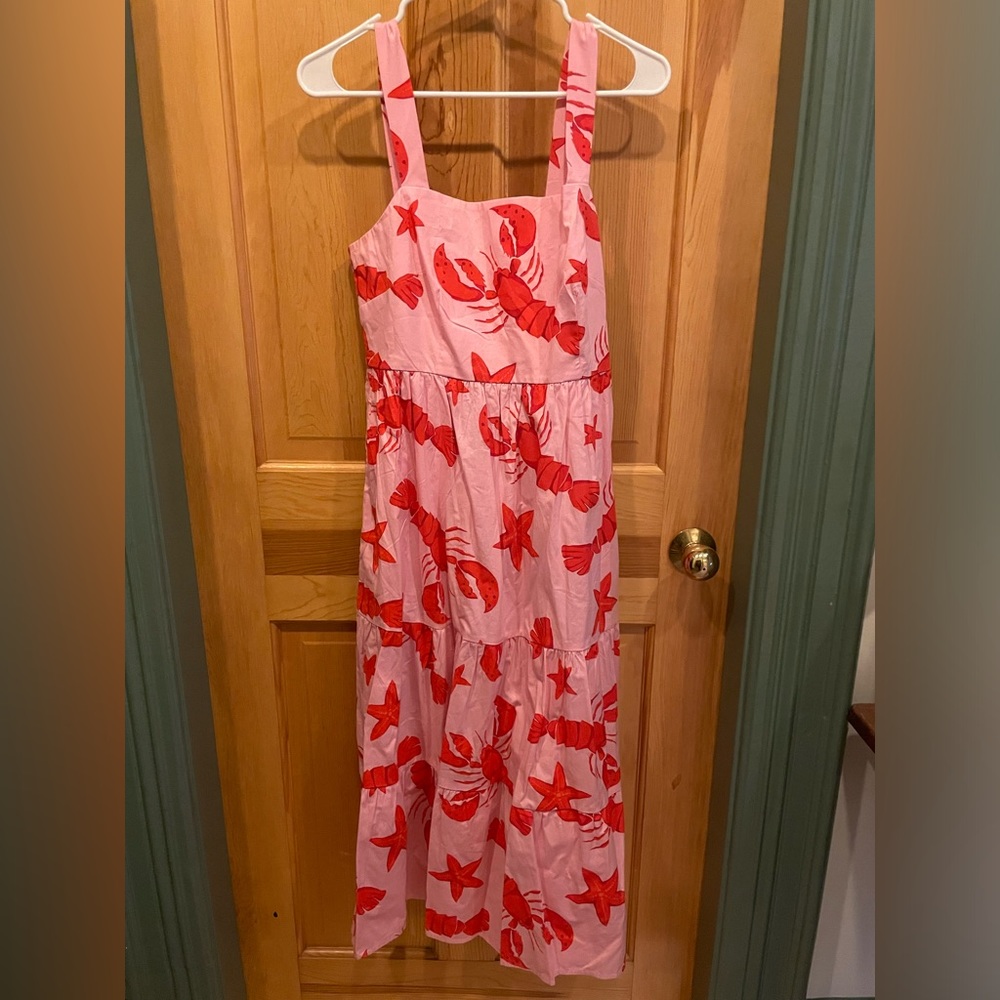 JCREW Lobster Sundress SZ 10